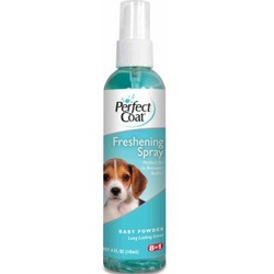Perfect Coat освежающий спрей для собак с ароматом детской присыпки Freshening Spray Baby Powder, 118 мл.