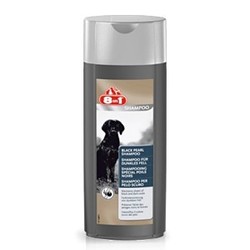 8in1 Black Pearl Shampoo & Conditioner, шампунь-кондиционер оттеночный для собак с темной шерстью,250 мл