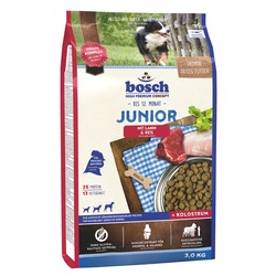 Bosch Junior ягненок с рисом, для щенков всех пород с чувствительным пищеварением