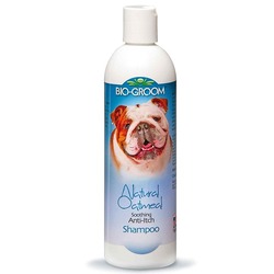 Bio-Groom Natural Oatmeal Shampoo успокаивающий овсяный шампунь против зуда и раздражений, 355 мл