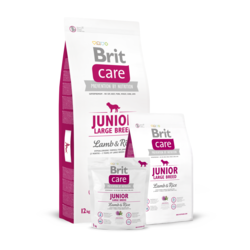Brit Care Junior Large Breed Lamb & Rice, сухой корм для щенков крупных пород ягненок и рис