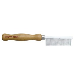 Show Tech Wooden Comb расческа для мягкой шерсти, частая