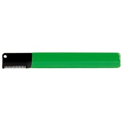 Show Tech STANDART тримминговочный нож для жесткой шерсти зеленый с нескользящей ручкой