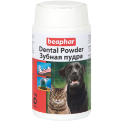Beaphar Dental Powder зубная пудра для собак и кошек, 75 гр.