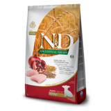 FARMINA N&D LG Курица с гранатом- низкозерновой корм для щенков, беременных и кормящих сук мелких и карликовых пород (N&D Low Grain Chicken & Pomegranate Puppy)