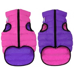 AiryVest куртка двухсторонняя для собак (Collar), цвет розово-фиолетовый