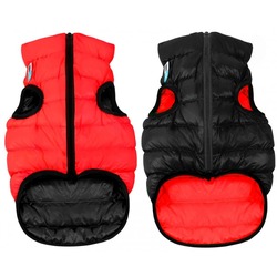 AiryVest куртка двухсторонняя для собак (Collar), цвет красно-черный