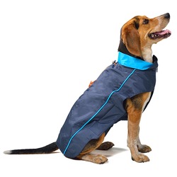 Нано плащ-дождевик с флисовой подкладкой «Nanobraker» Dog Gone Smart, синий