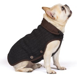 Dog Gone Smart Вязаный двухслойный нано-свитер Nano Knit Sweater, цвет серый
