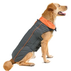 Нано куртка зимняя «Trailblazer» Dog Gone Smart , цвет серый с оранжевым
