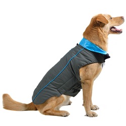 Нано куртка зимняя «Trailblazer» Dog Gone Smart , цвет серый с бирюзовым