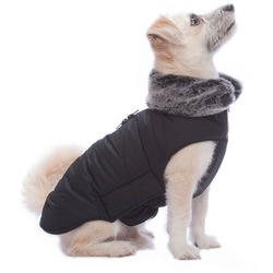 Куртка зимняя с меховым воротником Tamarack Jacket (Puffy) Dog Gone Smart, цвет черный