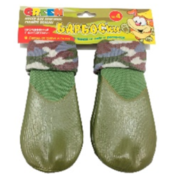 Барбоски носки с высоким латексным покрытием для собак, 4 шт., цвет хаки NEW