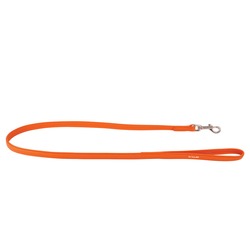 Collar поводок из натуральной кожи КОЛЛАР ГЛАМУР, 122 см 9 мм, цвет оранжевый
