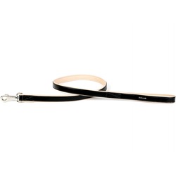 Collar поводок из натуральной кожи КОЛЛАР БРИЛЛИАНС, 122 см 18 мм, цвет черный