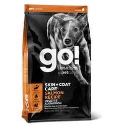 Go! Solutions сухой корм со свежим лососем и овсянкой для щенков и взрослых собак (Sensitivity + Shine Salmon Dog Recipe 22/12)