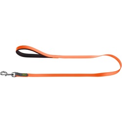 Hunter Поводок для собак Convienience, биотановый, цвет оранжевый неон, 1,2 м х 1,5 см
