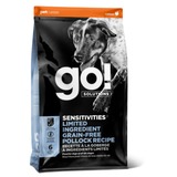 GO! NATURAL Holistic беззерновой для щенков и собак, с минтаем для чувствительного пищеварения, Sensitivity + Shine LID Pollock Dog Recipe, Grain Free, Potato Free