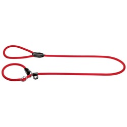 Hunter ринговка с кольцом (тренировочный поводок) Freestyle 1,2м х 8мм, цвет красный