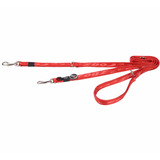 Rogz поводок-перестежка для собак Alpinist, цвет красный
