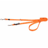 Rogz поводок-перестежка для собак Alpinist, цвет оранжевый