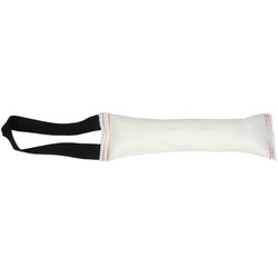 Petto Тренировочная кусалка Hard Dog Труба белая с одной ручкой 30 см GoSi