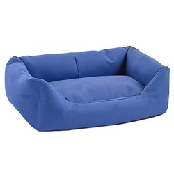 Darell лежак мягкий с подушкой, цвет синий