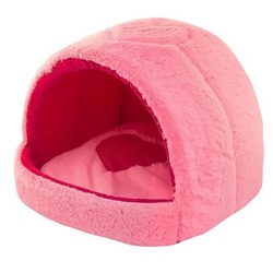 Yami-Yami Мягкий домик "Розовая пантера", меховой со съемной подушкой