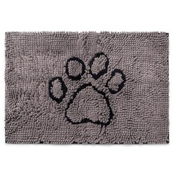 Супервпитывающий коврик Dog Gone Smart "Dirty Dog Doormat", цвет серый