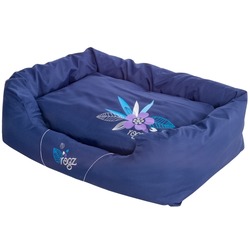 Rogz Spice Podz Лежак с бортиком и двусторонней подушкой "Фиолетовый лес", фиолетовый