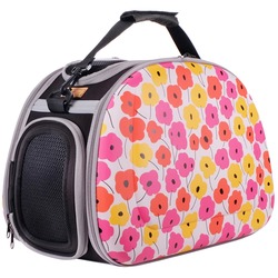Ibiyaya складная сумка-переноска с жесткими стенками "Цветущие маки" (Ибияйя)