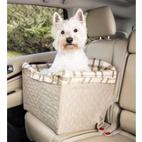Solvit Products & PetSafe Авто кресло для собак на сиденье автомобиля Deluxe, цвет клетка