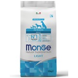 Monge Dog Speciality Light корм для собак всех пород низкоколорийный лосось с рисом