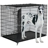 Midwest Crate "Ginormus" Canine Solutions, клетка для собак крупных и гигантских пород, 2 двери, размер 137х94х114 см