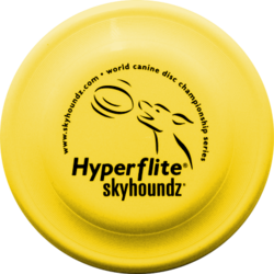 Skyhoundz фризби-диск дальность (аналог диска Соревновательный стандарт), большой диск, желтый