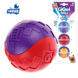 Gigwi G-BALL 3 мяча с пищалкой, 5 см, арт. 75326