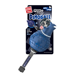 Gigwi Игрушка Динобол- Цератопс с отключаемой пищалкой,синий, 13 см арт.75398