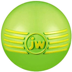 J.W. игрушка для собак Мяч с пищалкой, каучук