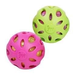 J.W. игрушка для собак Мяч сетчатый, хрустящий, каучук