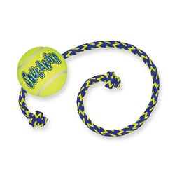 Kong Air теннисный мяч с веревкой для собак