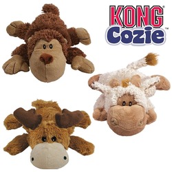 Kong игрушка Cozie "Кози Натура" (в ассортименте: обезьянка, барашек, лось)