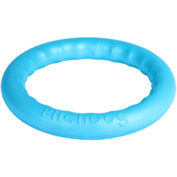 PitchDog (питчдог) кольцо для тренировки собак, диаметр кольца 28 см, голубое