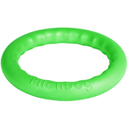 PitchDog (питчдог) кольцо для тренировки собак, диаметр кольца 20 см, зеленое