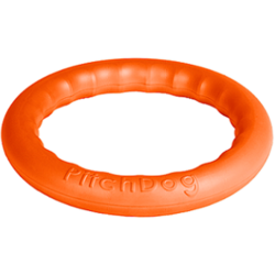 PitchDog (питчдог) кольцо для тренировки собак, диаметр кольца 20 см, оранжевое