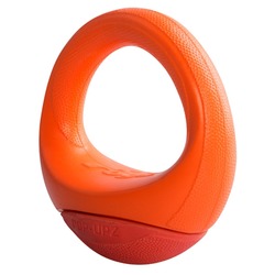 Rogz игрушка для собак кольцо-неваляшка Pop-Upz, цвет оранжевый
