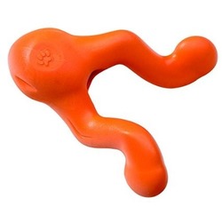 West Paw игрушка для собак Zogoflex Tizzi L для лакомств 16,5 см оранжевая