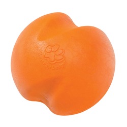 West Paw игрушка для собак мячик Zogoflex Jive L 8 см оранжевый