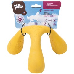 West Paw интерактивная игрушка Zogoflex Air Wox, цвет желтый