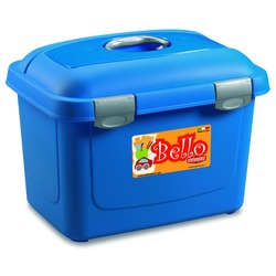Stefanplast контейнер для хранения сухого корма Bello, цвет синий, объем 26 литров