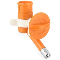 Herchy Автопоилка для животных, универсальная для пэт-бутылок, цвет: оранжевый, арт. 378-9